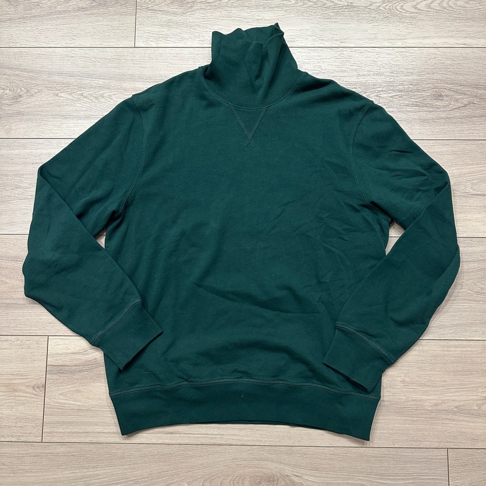 JCREW SPORTSWEAR Men's Green Turtleneck Sweater